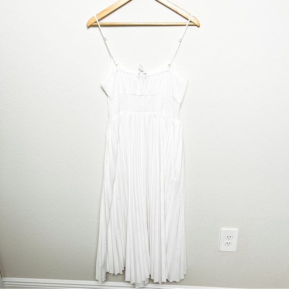 J. Crew White Midi Dress 10 - Picture 8 of 10